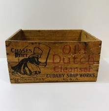 Old Dutch Cleanser Wood Crate