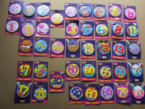 Birthday badges multiple - birthday,