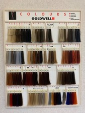 goldwell wall colour chart Gold well Topchic top chic colourance Color rare