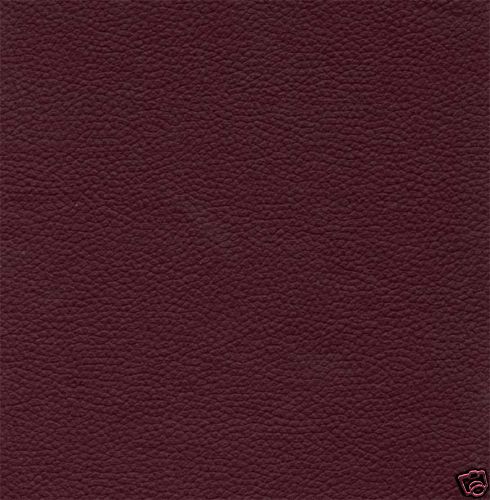 Burgundy leather look vinyl - burgundy,