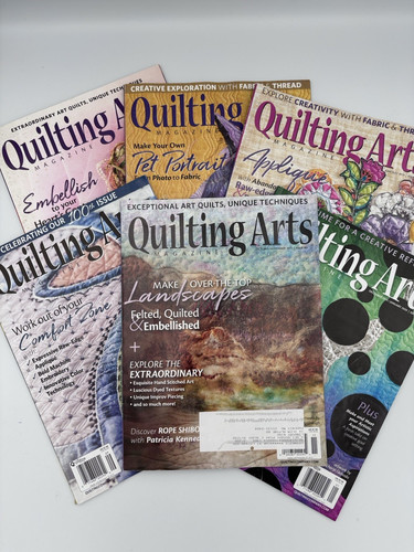Quilting arts magazine lot - magazine,