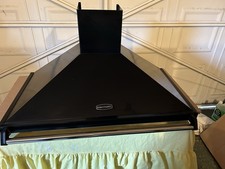 Rangemaster 90cm Cooker hood Extractor with Chrome Rail