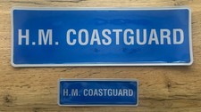 HM Coastguard REFLECTIVE BADGE