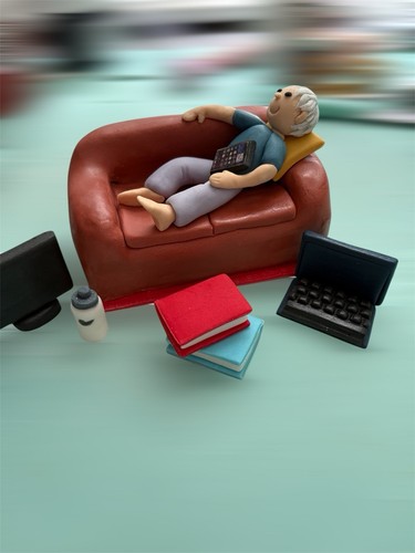 Edible lazy boy man - lazy, boy/