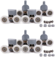 Shower Door Wheels,  8Pcs