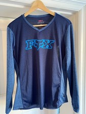 Fox Indicator Womens MTB long sleeve jersey - Blue - Size Medium