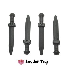 LEGO Roman Sword Weapon Black Thick Crossguard x4 NEW Castle Minifigures W40