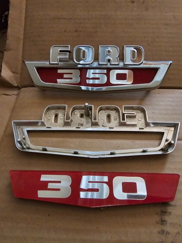 Ford f350 hood side emblems - f350,