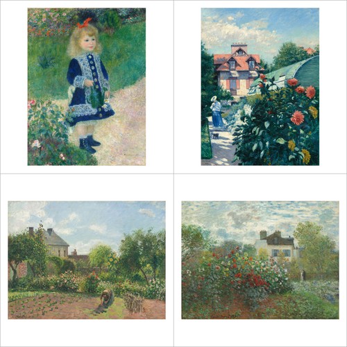French impressionist gardens - french,