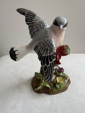 Wheatear bird Figure,Wheatear Bird Ornament,J.T.Jones,Crown Staffordshire