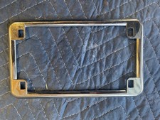 Chrome American Licence Registration  Plate Frame for Motorcycle Harley Davidson
