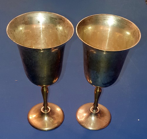 Vintage epns 230 6in goblets - vintage,