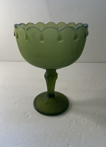 Vtg indiana frosted green - indiana,