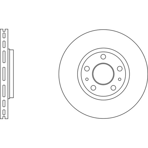 Brake discs vented - brake, for