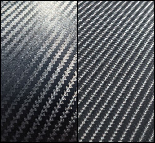 Black carbon fibre - 3d/4d,