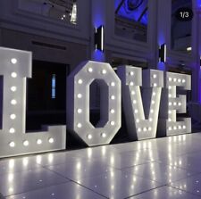 5ft GIANT marquee white LOVE Letters for SALE