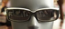 Vintage Escada Black/White/Ivory SES 040 sunglasses. Dark grey lenses Good cond.