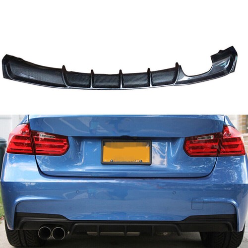 Black rear bumper diffuser - rear, lip