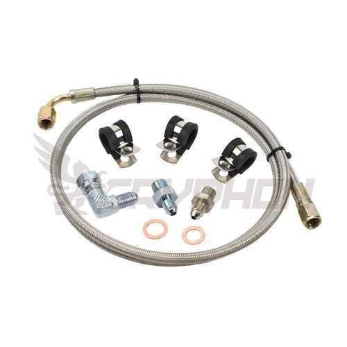 Turbo oil feed line - feed,
