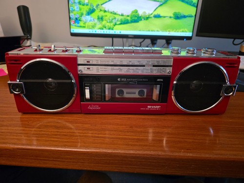 Sharp 7zr boombox cassette - gf-7zr,