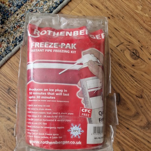 Rothenberger freeze pak rapid - freeze,