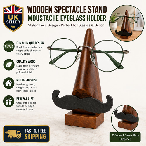 Wooden spectacle stand - spectacle,