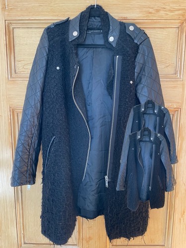 Women zara black wool - women's,
