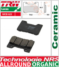 2 Front Brake Pads TRW MCB622