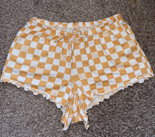 Gilly Hicks Orange White Check