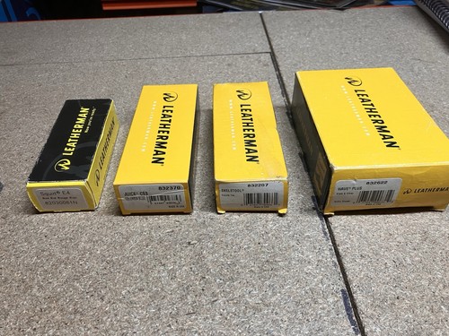 Empty leatherman boxes - 4,