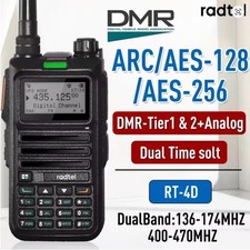 Radtel RT-4D DMR Digital Walkie Talkie Dual Band Ham Radio with 1024 Channels