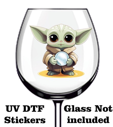Colourful baby yoda dtf - colourful,