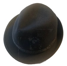 Vintage Wool Felt Trilby Hat
