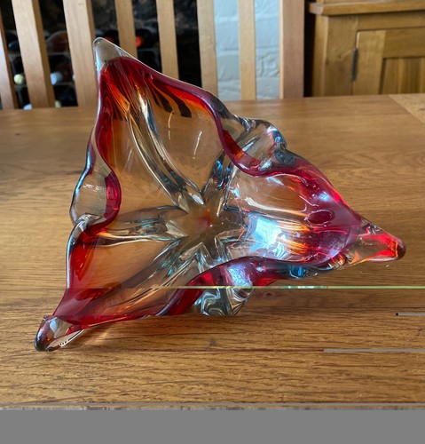 Murano vintage glass ashtray - vintage,