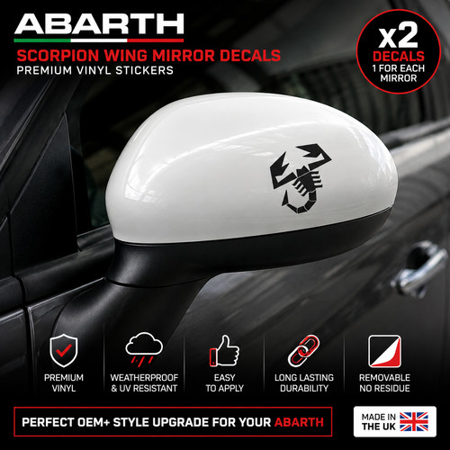 Abarth scorpion wing mirror - wing,