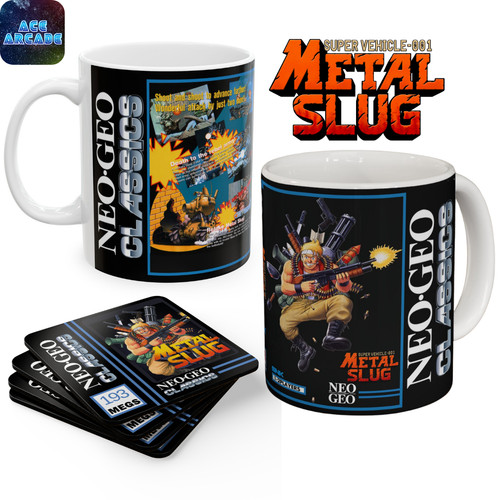 Metal slug gaming mug with - metal,