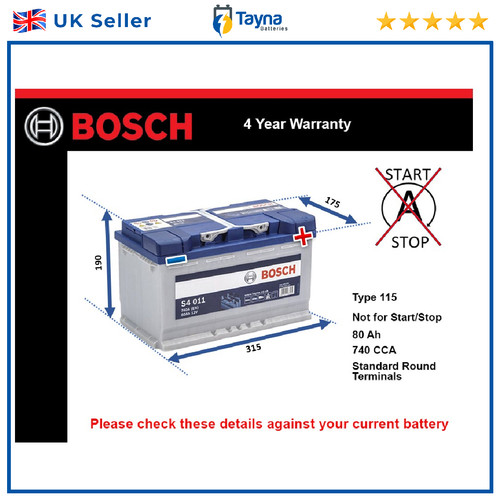 Battery fits chrysler voyager - fits,