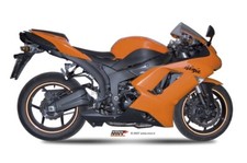 MIVV EXHAUST FOR KAWASAKI ZX-6 R 2007 > 2008 SUONO STAINLESS STEEL UNDERSEAT