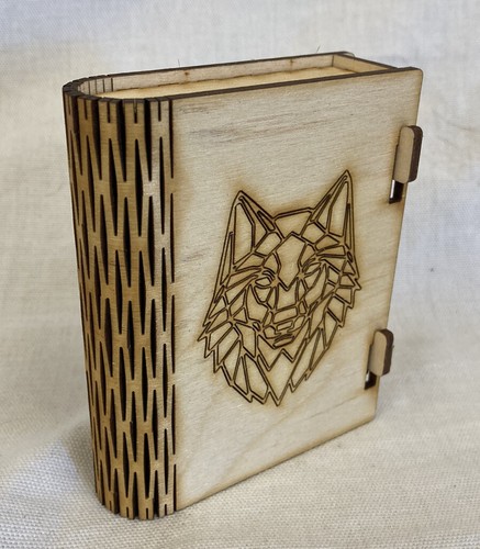 Geometric wolf playing card - wolf,