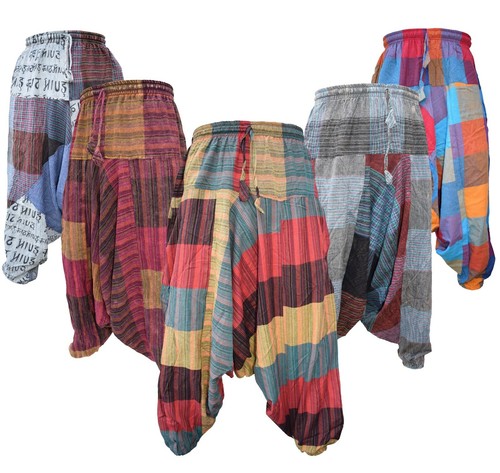 Multicolored patchwork aladdin - multicolored,