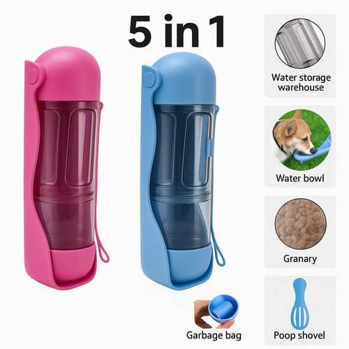 750ml portable dog water - 750ml,