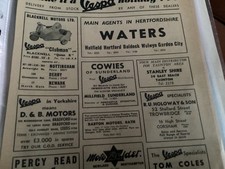 VESPA SIDECAR BLACKNELL CLUBMAN PERIOD 1958 ADVERTISEMENT MOTORCYCLE ARTICLE