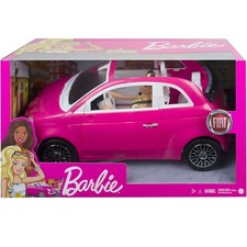 Barbie Doll and Fiat 500 Car