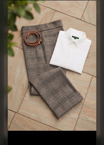 Wool cashmere wide leg - m&s,