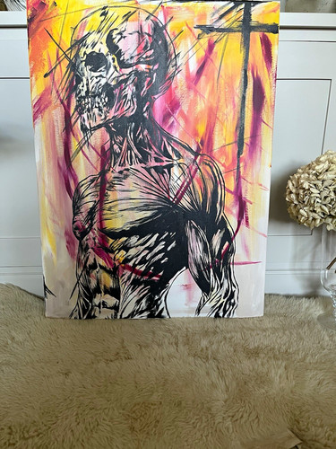 Original acrylic painting - acrylic,