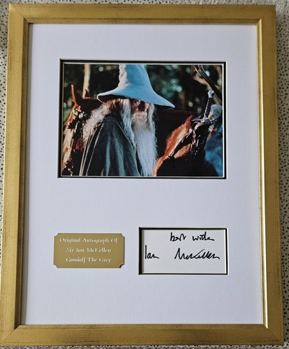 Sir ian mckellen - sir, framed