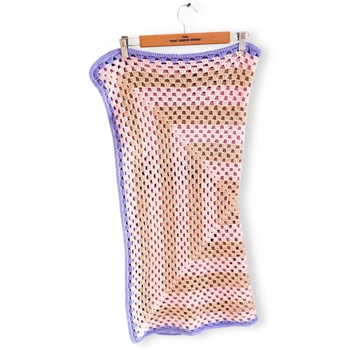 Girls hand knitted blanket - girls,