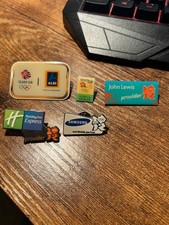 5x London 2012 Pin Badges - Aldi, Holiday Inn, M&S, John Lewis, and Samsung