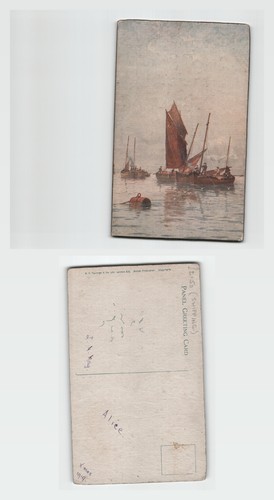 Postcard sailing boats - postcard,