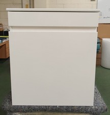 TL2315 GEBERIT 501914011 RENOVA PLAN 55CM VANITY UNIT, WHITE HIGH GLOSS & BASIN